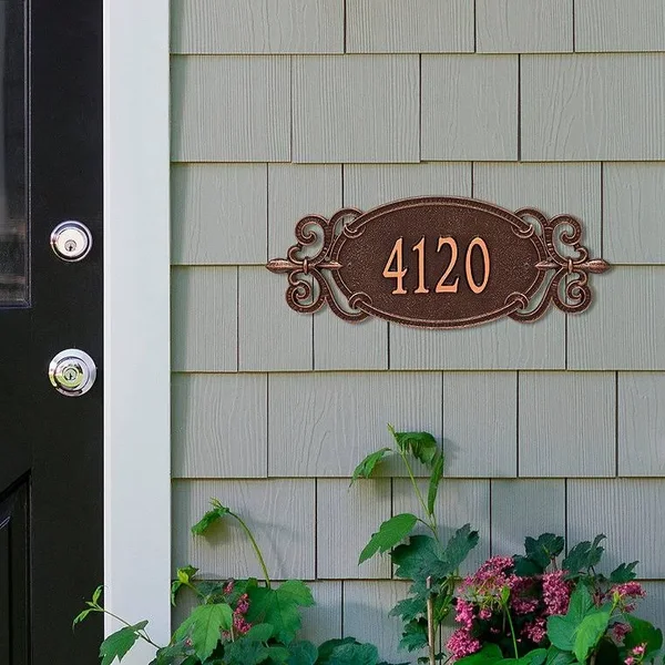 Marietta Wall Plaque - Black/Gold - Estate - Frontgate