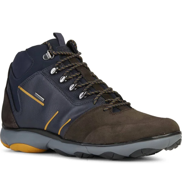 Men's Geox Nebula 4x4 Mid Waterproof Boot - Size 10US - Brown