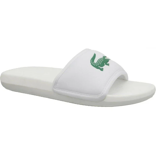 Lacoste Croco Slide 119 3 737CMA0020082 Slides White - Mens, Synthetic