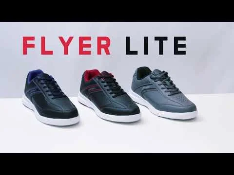 Strikeforce Men's Flyer Lite Athletic Bowling Shoes, Black