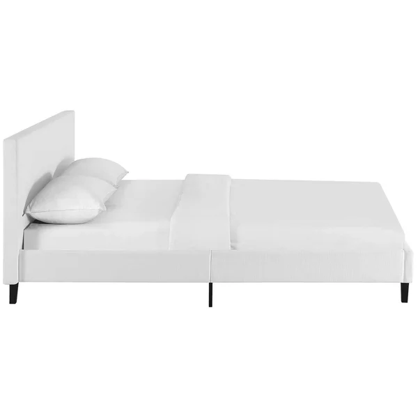 Modway Anya Full Bed White Fabric