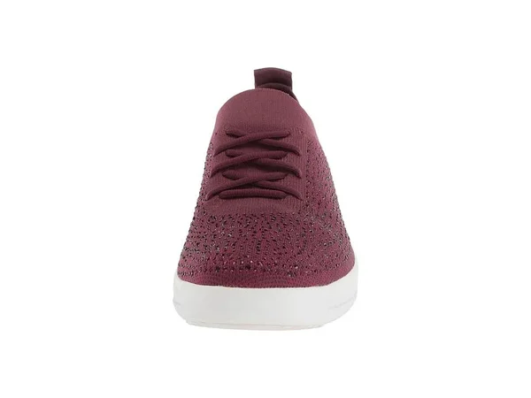 Fitflop Women's F-Sporty Uberknit Sneakers - Crystal Deep Plum, Plum Jam 8.5