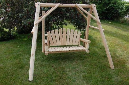 Outdoor Lawn Swing A-Frame Varnish - 4ft Swing Seat Only (No Frame)