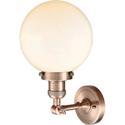 Innovations Lighting 203-AC-G201-8-LED Large Beacon 1 Light Sconce