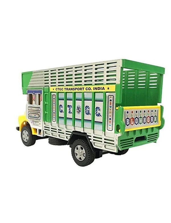 Centy Toys Pull Back Public Toy Truck Automobile Miniature Pick Color New -Loose - Yellow(And Green)