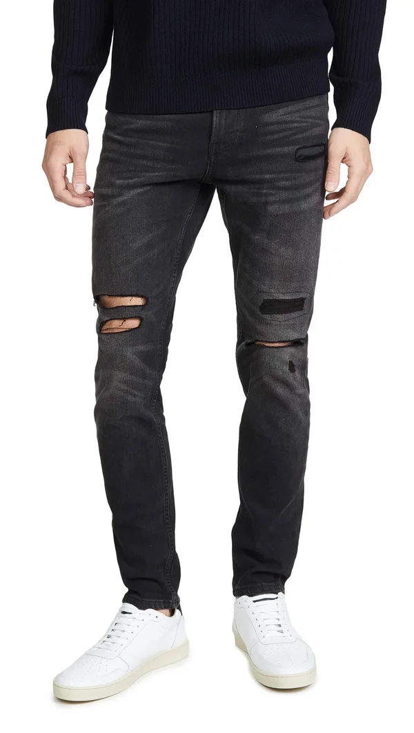 Calvin Klein Men's Slim Fit Jeans - Ranch Black, 31W x 30L