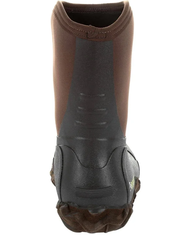 Rocky Core Chore Brown Rubber Outdoor Boot Size 12 M