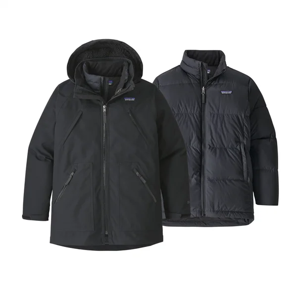 Patagonia Boys& Tres 3-in-1 PARKA-BLACK-M