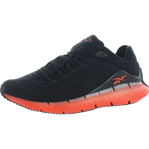 Reebok Zig Kinetica Shoes Mens Sneakers 15 Black, Sunbaked Orange, Vivid Orange