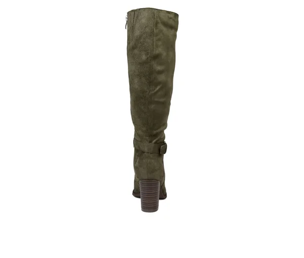 Journee Collection Women's Extra Wide Calf Joelle Boot - Olive