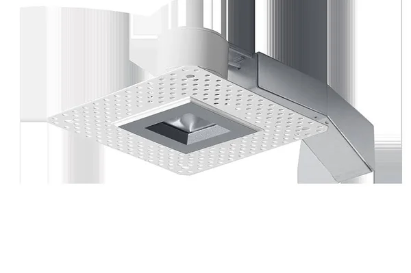 RAB RDLED2S8-WY-TLS - REMODELER 2x22 Square 8W 3000K Dimmable Triac WALLWASH Trimless Silver Ring