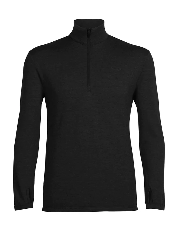 Icebreaker Men's Original LS Half Zip - XL - Black