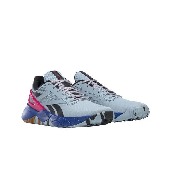 Reebok Nanoflex TR Grey/Pink Women's Training Shoes, Size: 5.5