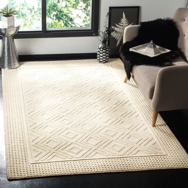 Safavieh Handmade Vermont Michala Wool Rug (2&3x22 x 6& Runner - Ivory)