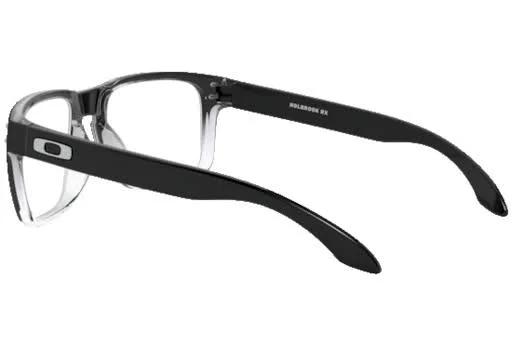 Oakley OX8156 Holbrook RX Eyeglasses - 815606 Polished Black Clear Fade