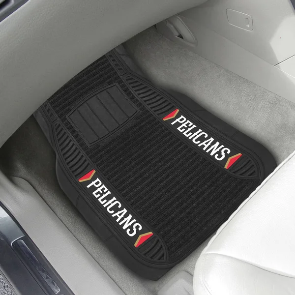 Fanmats, NBA - New Orleans Pelicans 2-pc Deluxe Car Mat Set