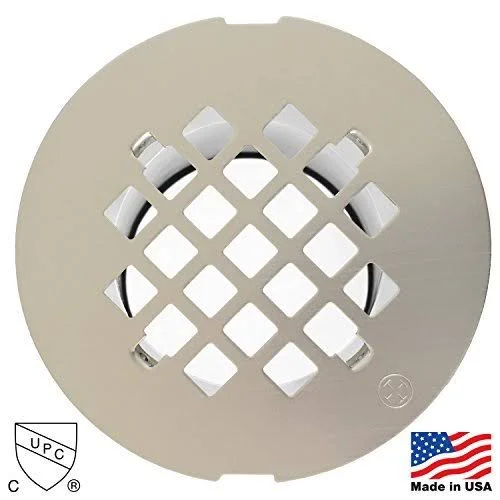 Wingtite Shower Drain Installs from The Top Brushed Nickel