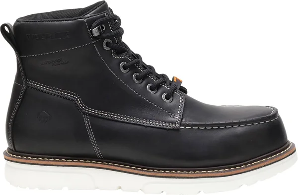 Wolverine Men's I-90 Durashock Moc-Toe Work Boots - Black