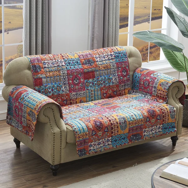 Greenland Home Indie Spice Loveseat - 103x76 Inches