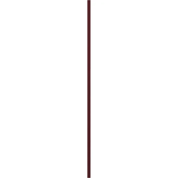 Builders Edge 12 in. x 64 in. Louvered Vinyl Exterior Shutters Pair in Wineberry