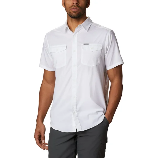 Columbia Men's Utilizer II Solid Short Sleeve Shirt - 4X - Navy Blue