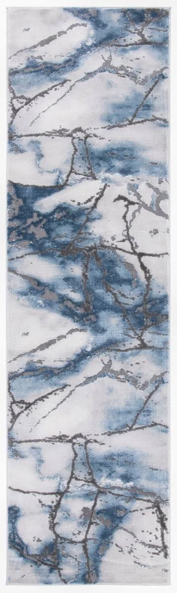 Safavieh Craft Margaretha Modern Abstract Rug - 2&3x22 x 20& Runner - Grey/Blue