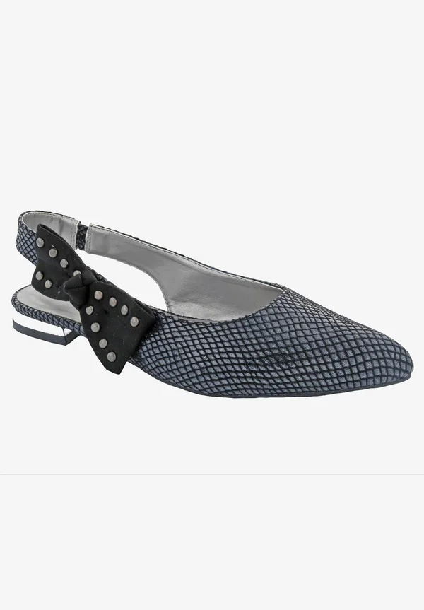 Bellini Women's Flawless Slingback Flat, Size: 10, Black Polyurethane