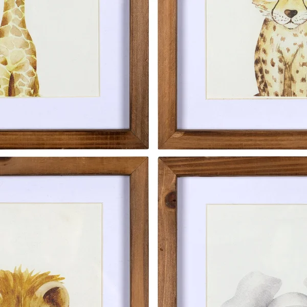 Stratton Home Decor Safari Animals Wall Art Set