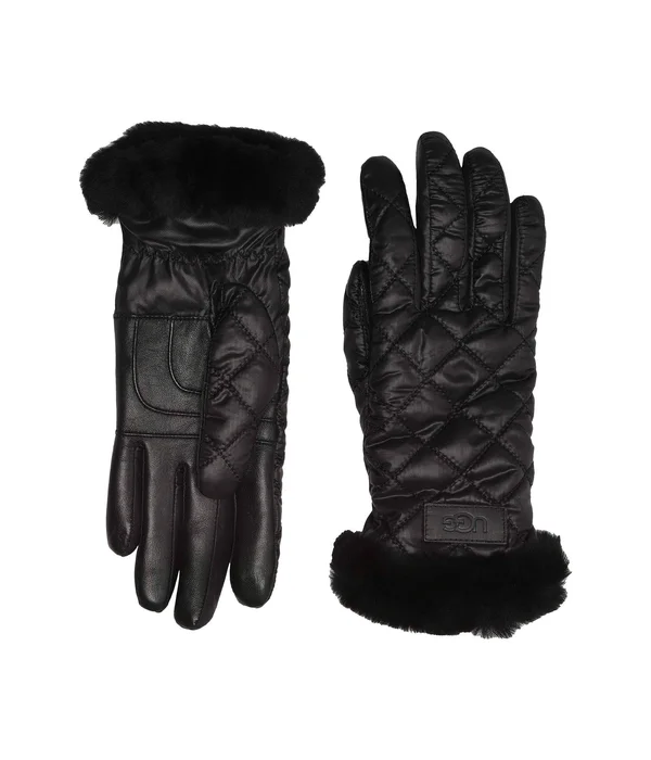 Ugg Quilted Performance Gloves - Black