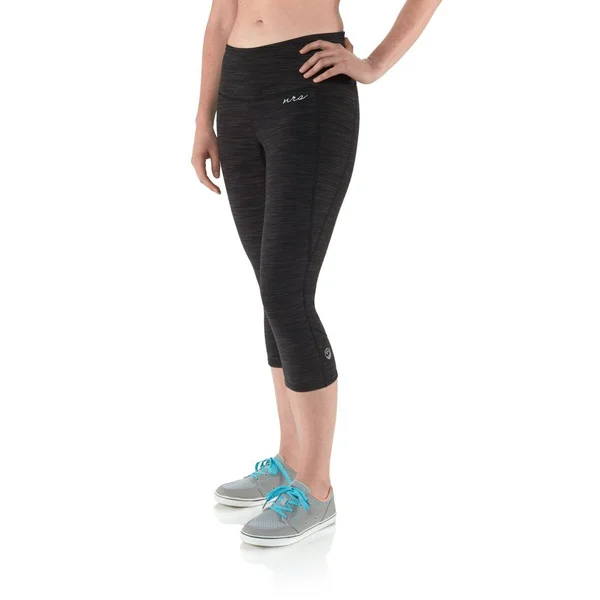 NRS Women's HydroSkin 0.5 Capris L, Moroccan Blue