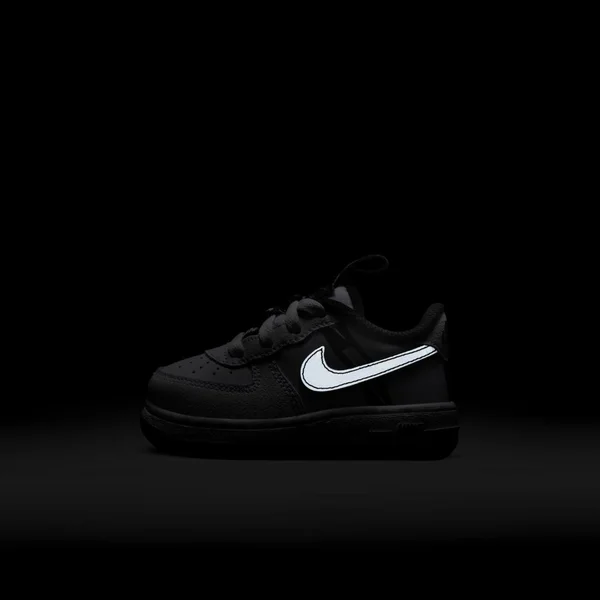 Nike Force 1 LV8 White/Black Toddler Boys& Shoes, Size: 7
