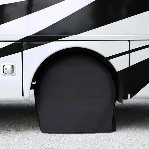 Elements Covers Black Bus Tire Cover Pair, 40x22-42x22