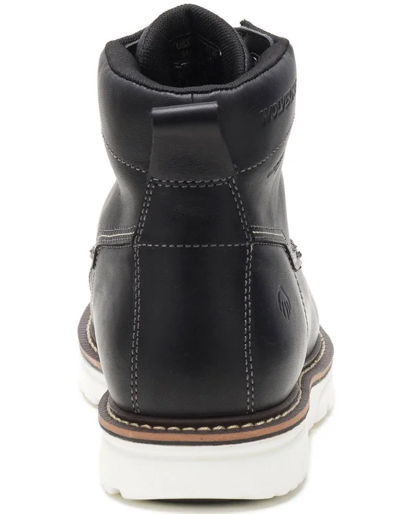 Wolverine Men's I-90 Durashock Moc-Toe Work Boots - Black