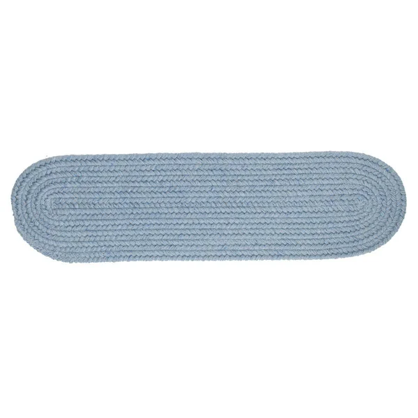 Rhody Rug Solid Walnut Wool Stair Tread - Set of 13