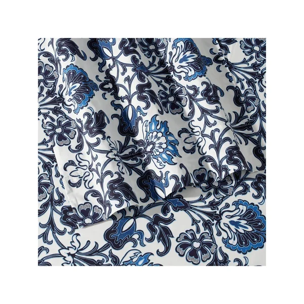 Tribeca Living Catalina Deep Pocket Percale Sheet Set - Size: King