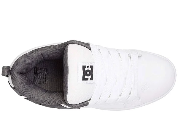DC Court Graffik Men's Skate Shoes Black/Grey : 10.5 D - Medium