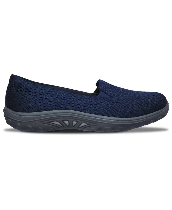 Skechers Women's Relaxed Fit Reggae Fest Pillows Slip-On - Navy