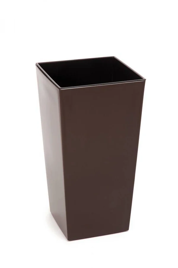 Plastic Flowerpot Finezia 350x350 mm, Mocca