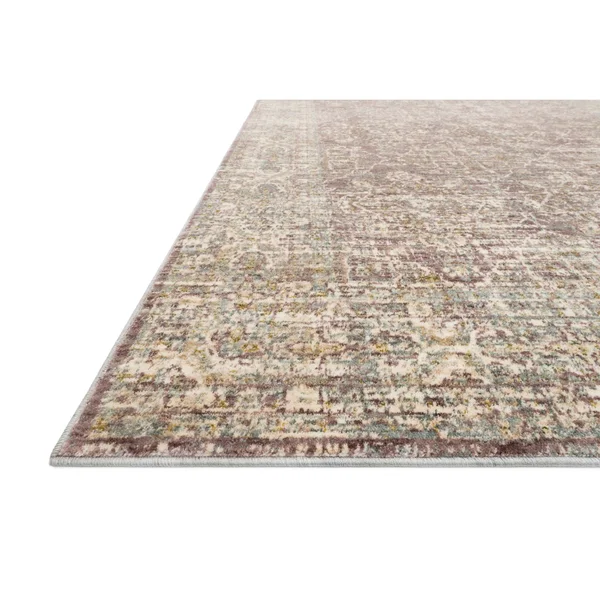 Alexander Home Austen Antique Washed Traditional Inspired Area Rug - Lilac - 9&6x22 x 12&5x22