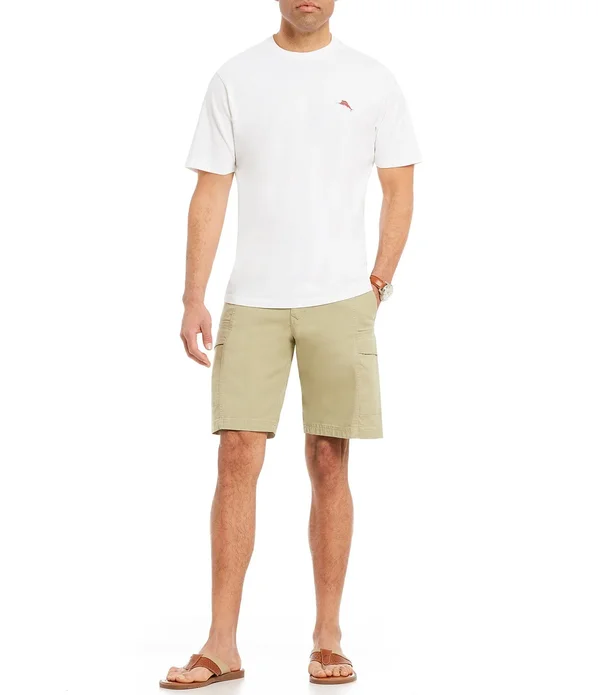 Tommy Bahama Key Isles Cargo 10 Inseam Shorts - Mens, 40, Dusk Blue