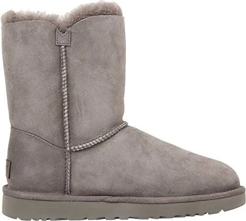 UGG Bailey Button II Suede Boots - Grey 12M