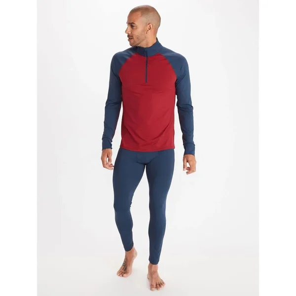 Marmot Baselayer 1/2-Zip Top - Men's Black - XL