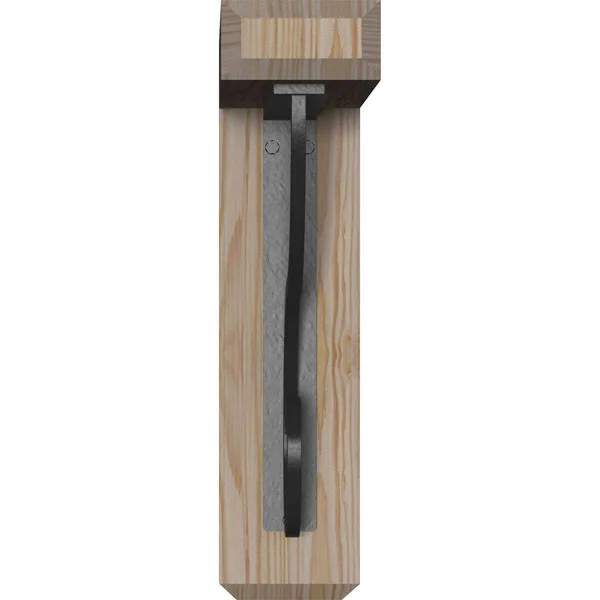 3 1/2 inchw x 14 inchd x 16 inchh Ashford Craftsman Ironcrest Smooth BRACKET, Douglas Fir (1 1/2 inchw x 10 inchd x 12 inchh Iro