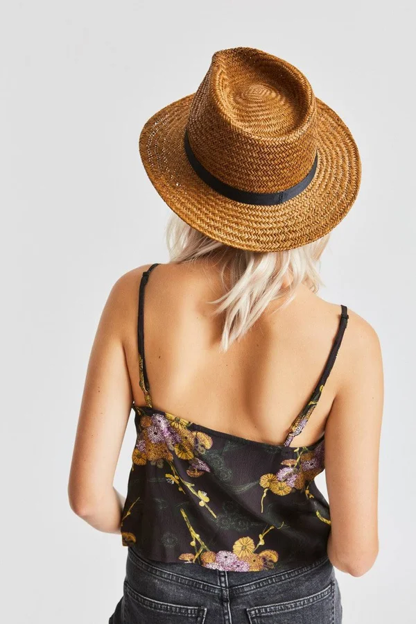 Brixton -Lera III Fedora - Brown - Brown, Medium