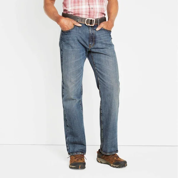 Men's 1856 Stretch Denim Jeans, Shore Wash, Size 40, Orvis