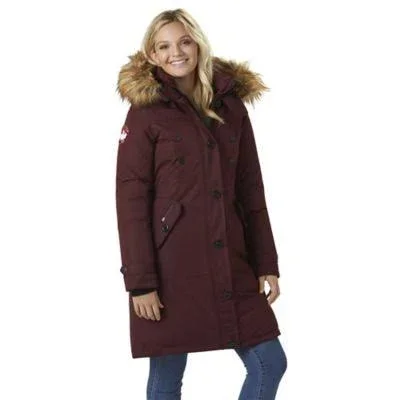 Canada Weather Gear Women's Hooded Long Parka