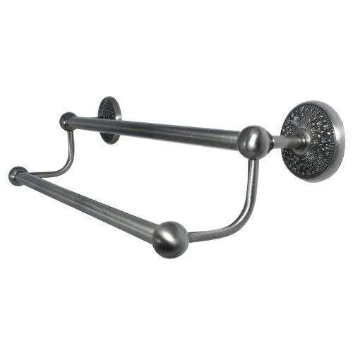 Allied Brass Prestige Monte Carlo Collection 18 inch Double Towel Bar Antique Pewter