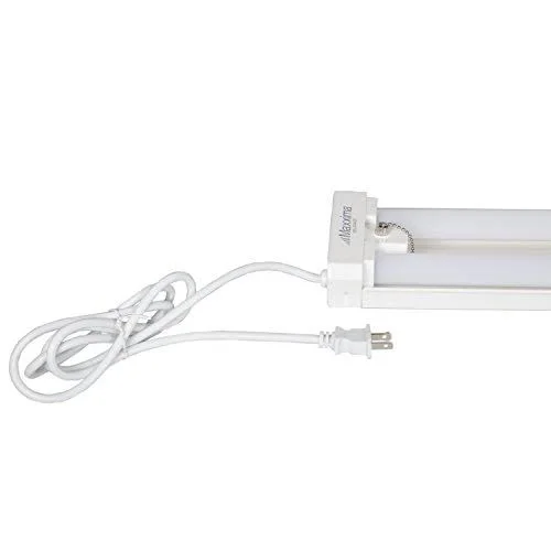 Maxxima 4 ft. Utility LED Shop Light Fixture - Linkable, Frosted Lens 5000K Daylight 4400 Lumens