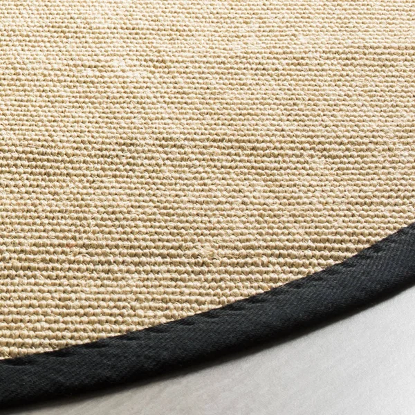 Safavieh NF131A Natural Fiber Beige - Black Area Rug - 8& x 10&