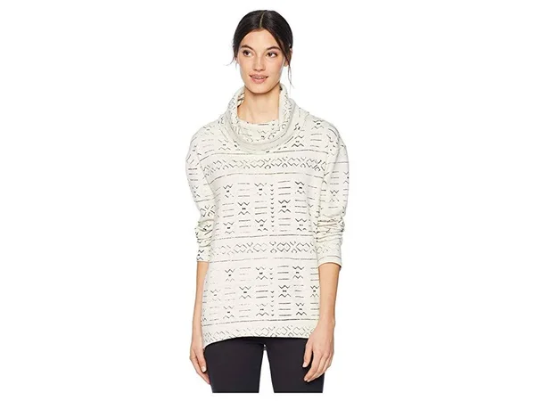 Burton Women's Ellmore Pullover, Vanilla Bogolanfini, S